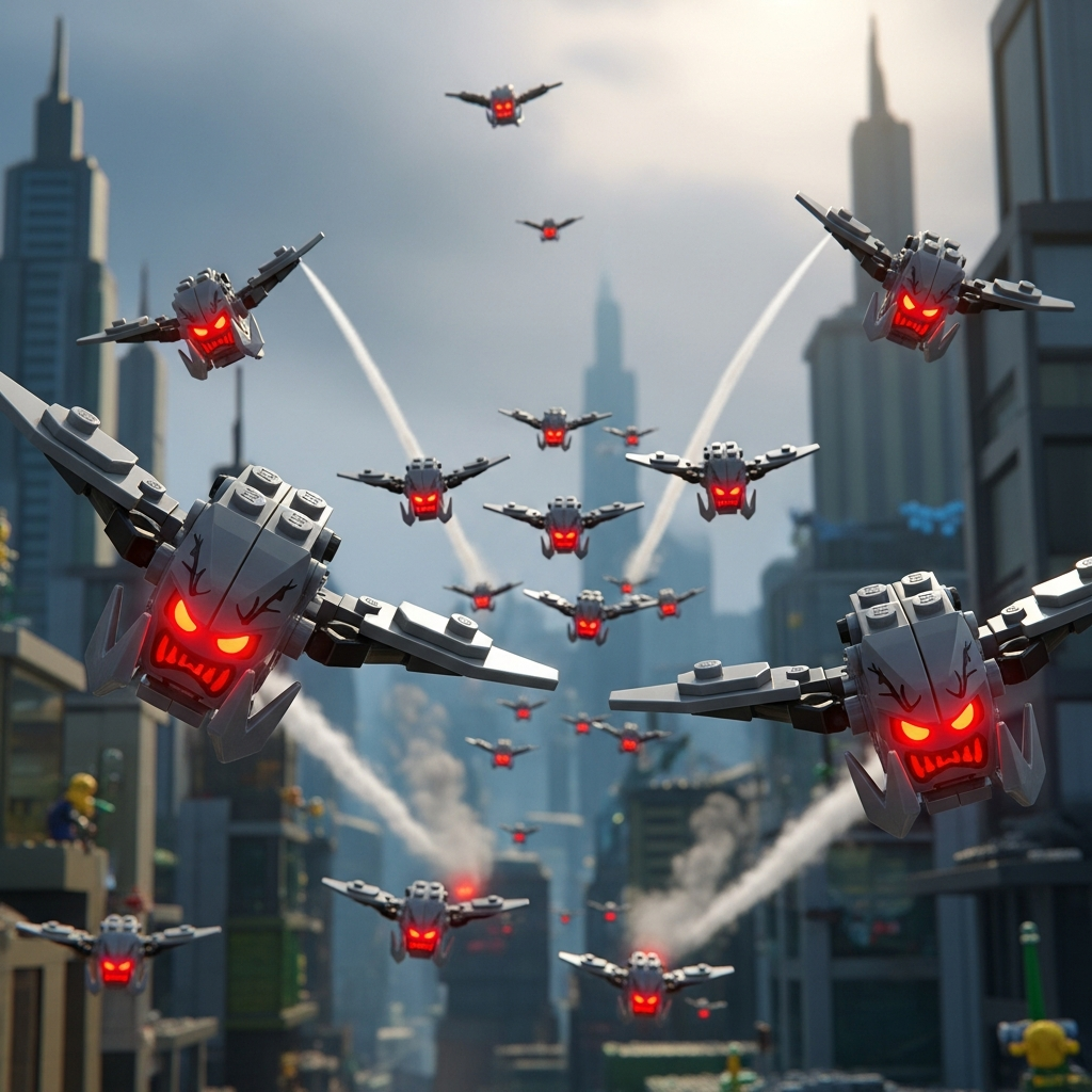 Drohnen attackieren
